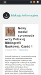 Mobile Screenshot of edukacjainformacyjna.pl